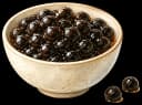 Bowl of glossy tapioca pearls